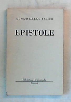 Epistole / Quinto Orazio Flacco