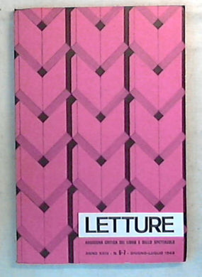 Letture : rassegna critica del libro e dello spettacolo / Anno (1968)