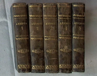 Collezione portatile di classici italiani ; Ariosto 5 vol 1827