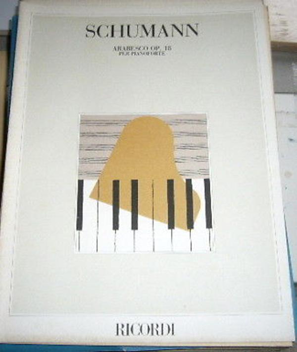 spartito robert schumann: arabeske op.18