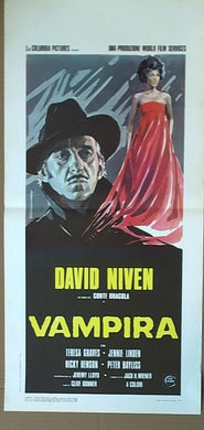Vampira David Niven Teresa Graves Clive Donner Manifesto Cinematografico