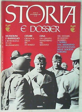 Storia e Dossier Anno 2 N.10 1987 Mussolini (1987) (Storia)
