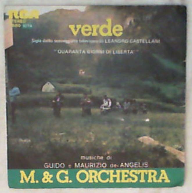 M. & G. Orchestra - Verde / È Difficile Vinile 45 Giri Theme RCA 1974 Stampa Italiana