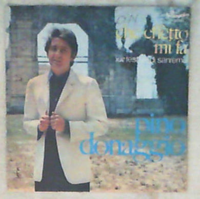 Pino Donaggio - Che Effetto Mi Fa Vinile 45 Giri Chanson Folk Rock Carosello 1970
