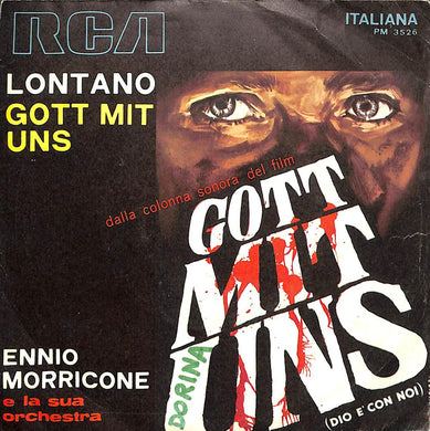 Ennio Morricone - Lontano / Gott Mit Uns Vinile 45 Giri RCA Stampa Italiana