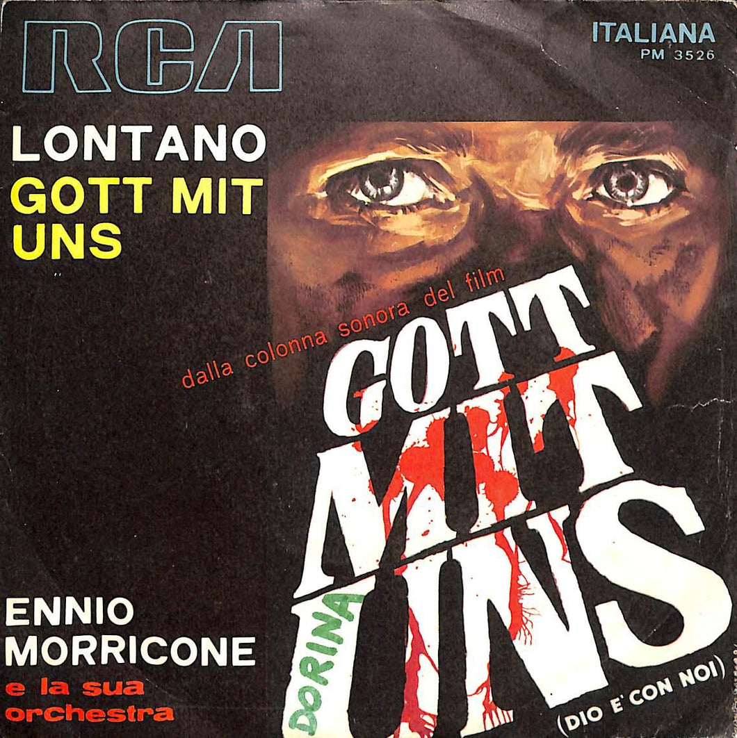 Ennio Morricone - Lontano / Gott Mit Uns Vinile 45 Giri RCA Stampa Italiana