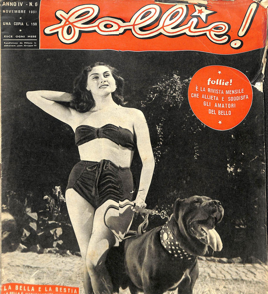 Riviste - Follie N°3 1951 M.annette Nadia Gray Vera Ellen Maria Felix Martin & Lewis