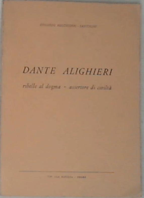 Dante Alighieri -  Odoardo Melchiorri-Santolini