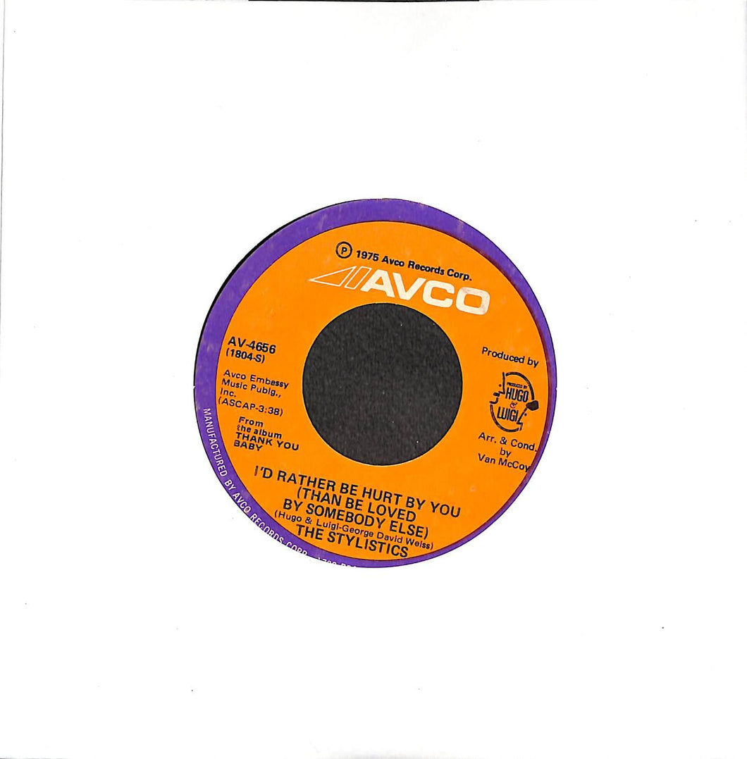 The Stylistics - Can't Give You Anything Vinile 45 Giri Avco 1975
