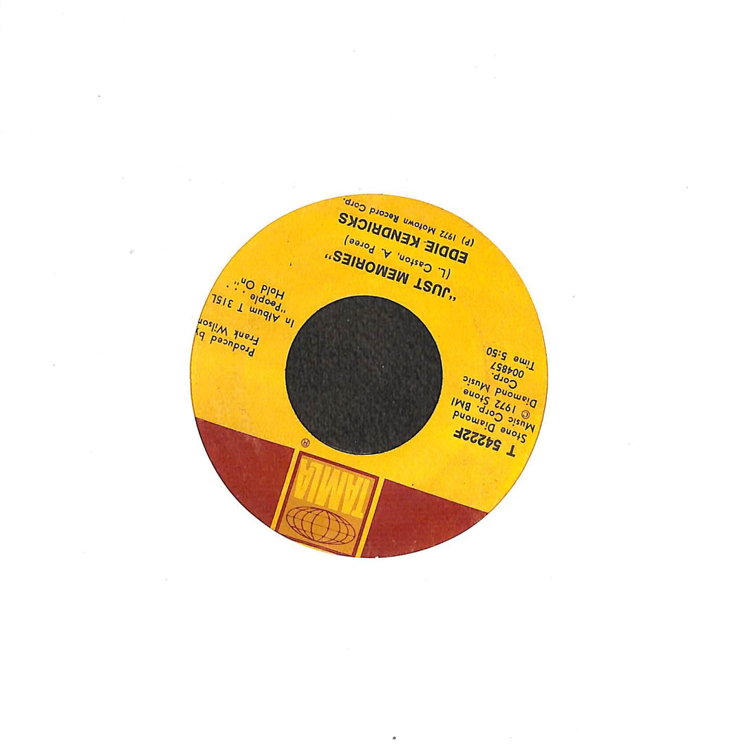 Eddie Kendricks - If You Let Me / Just Vinile 45 Giri Tamla 1972