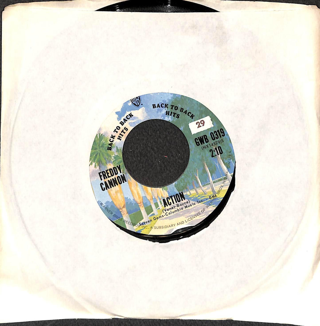 Freddy Cannon - Action Vinile 45 Giri Warner Bros. Records
