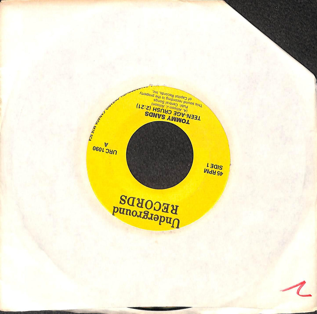 Tommy Sands - Teen-Age Crush / Goin' Steady Vinile 45 Giri Underground Records