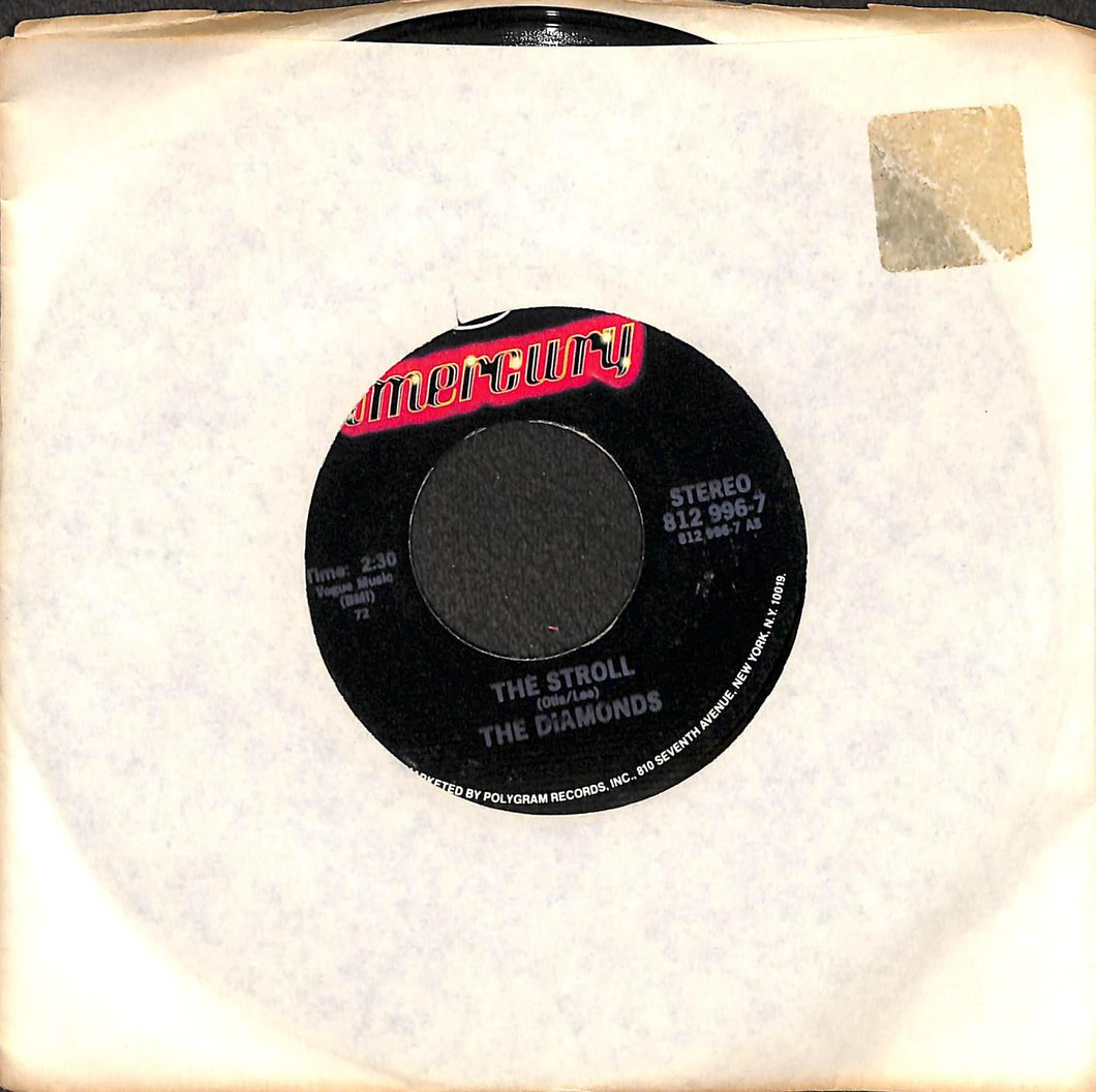 The Diamonds - The Stroll / She Say (Oom Dooby Doom) Vinile 45 Giri Mercury