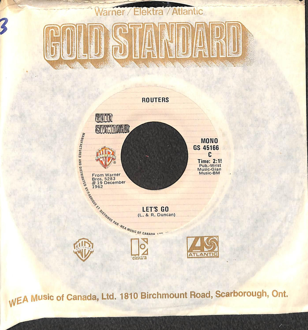 The Routers - Let's Go / Sting Ray Vinile 45 Giri Warner Bros. Records
