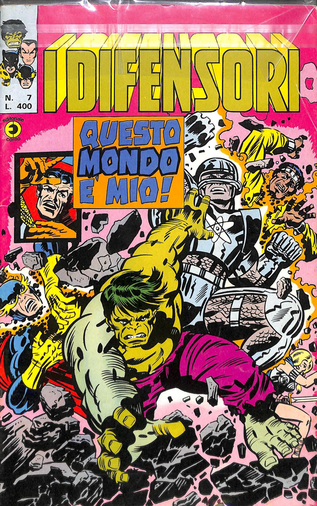 Fumetto - I Difensori editoriale corno numero 7 (20th Century Fox Home Entertainment)