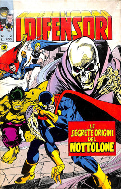 Fumetto - I Difensori editoriale corno numero 2