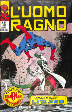 Fumetto - L'uomo Ragno Corno 38 riappare Lizard