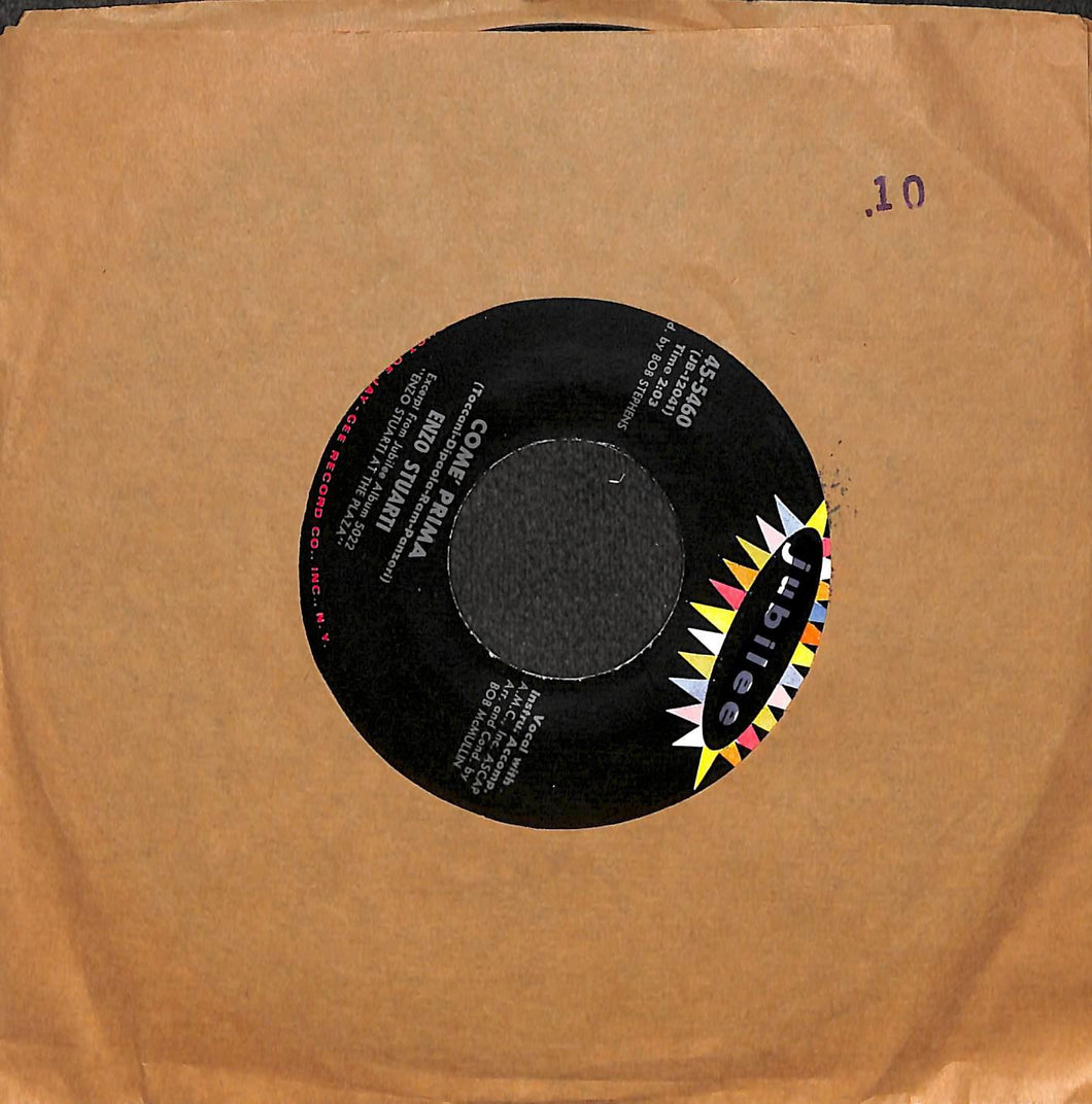 Enzo Stuarti We're Not Strangers / Come' Prima Vinile 45 Giri Jubilee