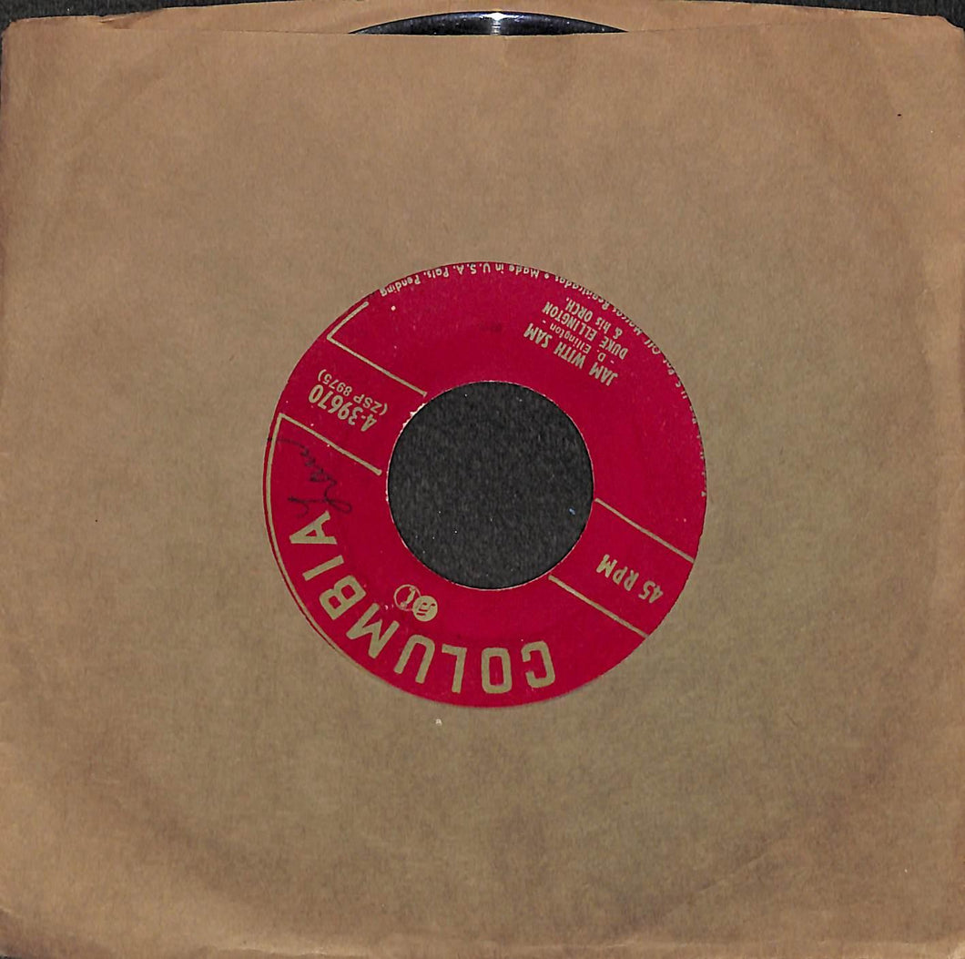 Duke Ellington & His Orch. - Jam With Sam / V.I.P.'s Boogie Vinile 45 Giri Columbia