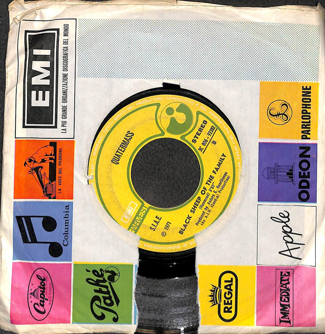 Quatermass - Gemini Vinile 45 Giri Harvest 1971 Stampa Italiana