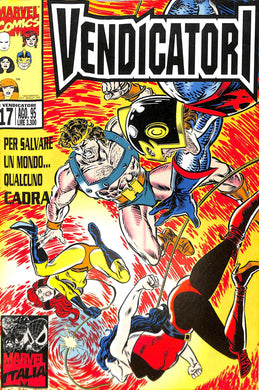 Fumetto - vendicatori numero 17 1995 (20th Century Fox Home Entertainment - 1995)