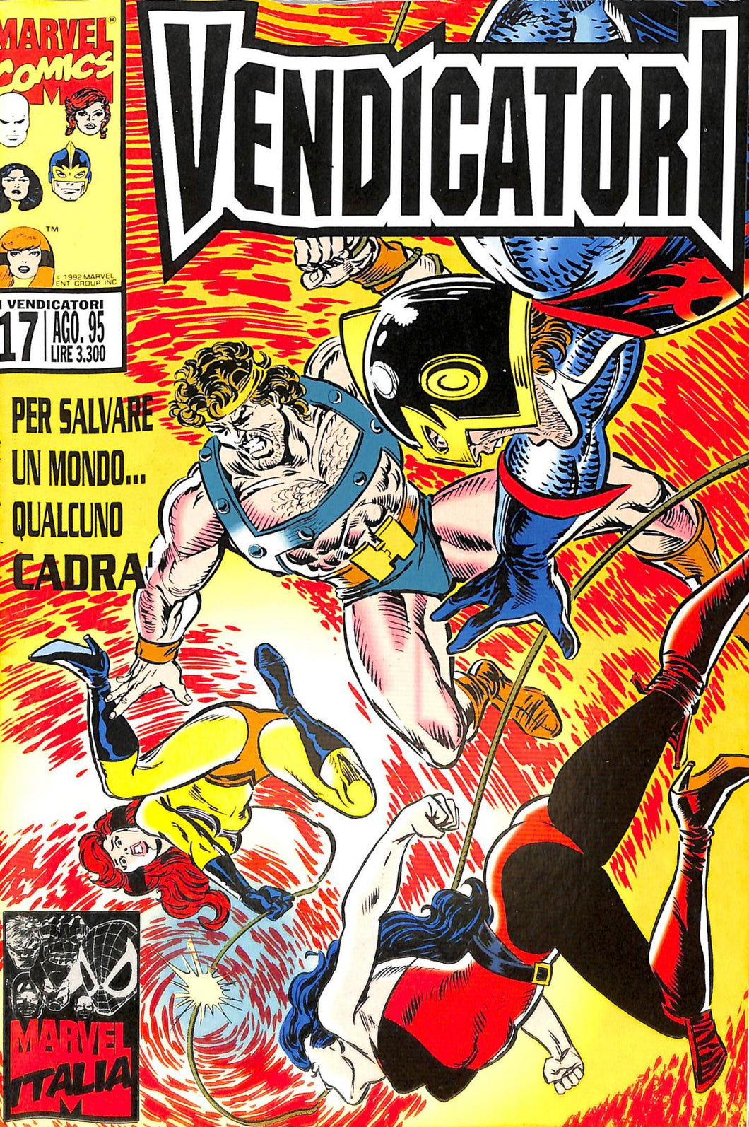 Fumetto - vendicatori numero 17 1995 (20th Century Fox Home Entertainment - 1995)
