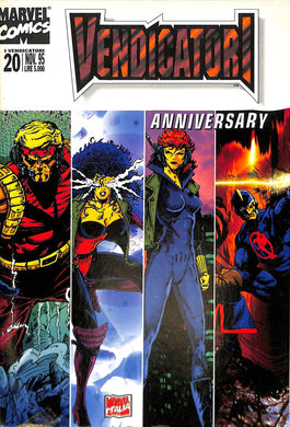 Fumetto - vendicatori numero 20 1995 Anniverary (20th Century Fox Home Entertainment - 1995)