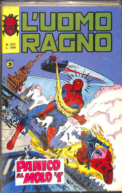 Fumetto - L'uomo ragno N. 231 panico al molo 1 Corno Editore