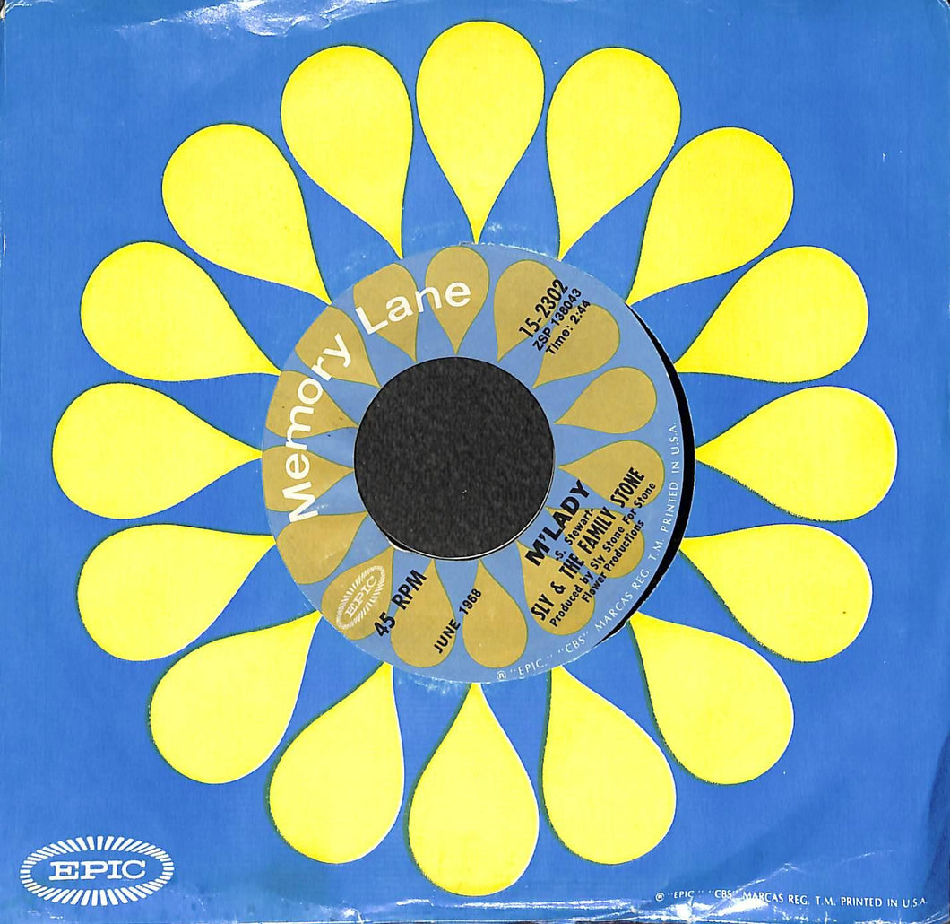 Sly & The Family Stone - Hot Fun In The Summertime Vinile 45 Giri Epic