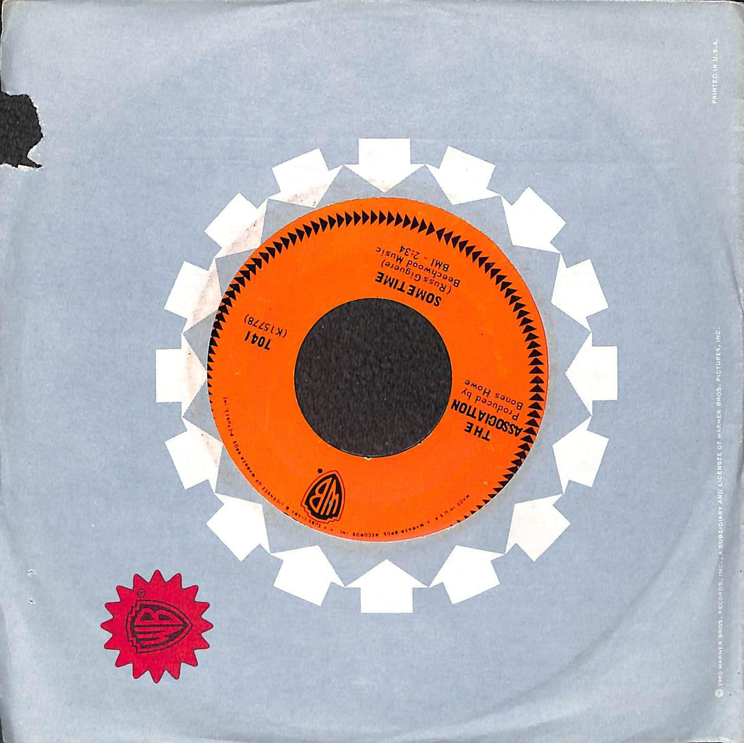 The Association - Windy Vinile 45 Giri Warner Bros. Records