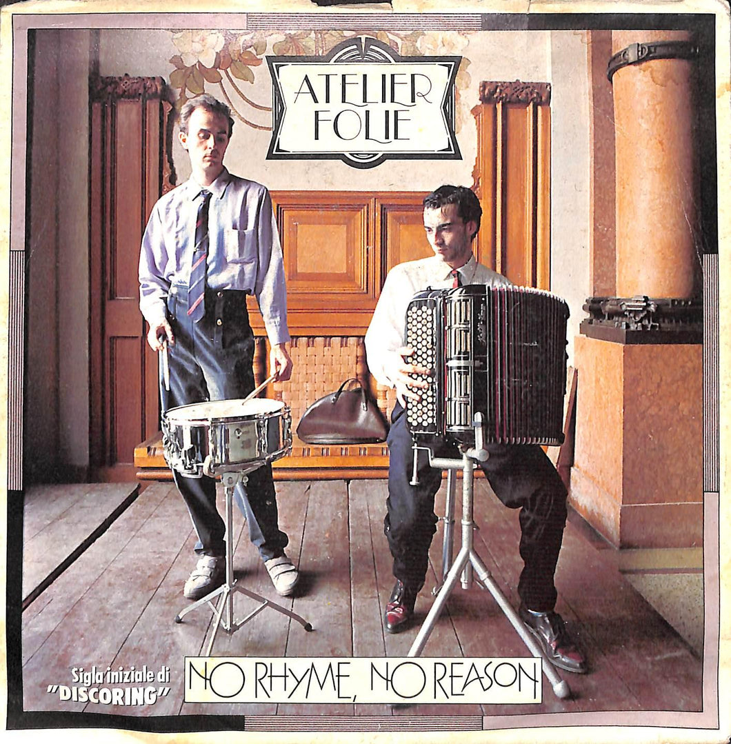 Atelier Folie - No Rhyme, No Reason Vinile 45 Giri WEA Stampa Italiana