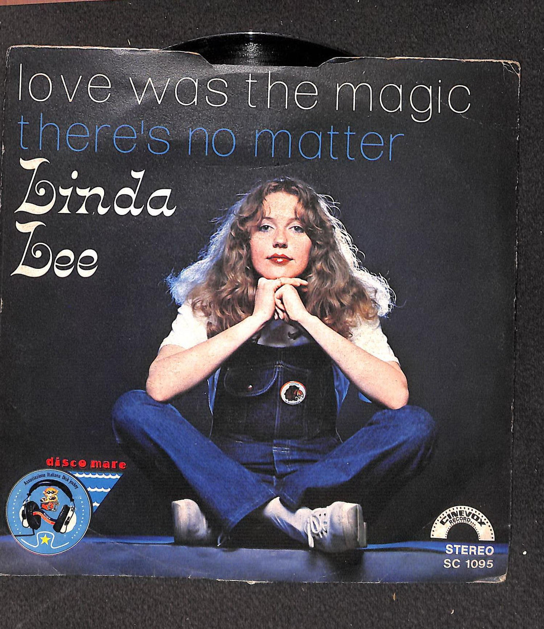 Linda Lee - Love Was The Magic / There's No Matter Vinile 45 Giri Cinevox 1977 Stampa Italiana