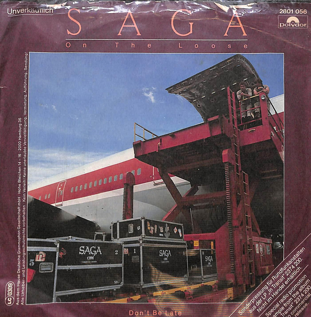Saga - On The Loose Vinile 45 Giri Polydor 1982