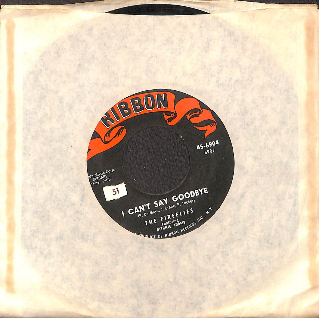 - The Fireflies - I Can't Say Goodbye Vinile 45 Giri Ribbon Records 1959