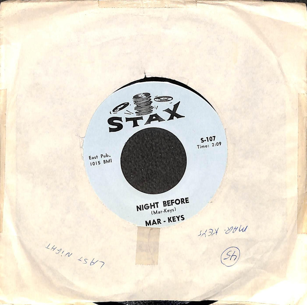 - Mar-Keys - Last Night / Night Before Vinile 45 Giri Stax 1960
