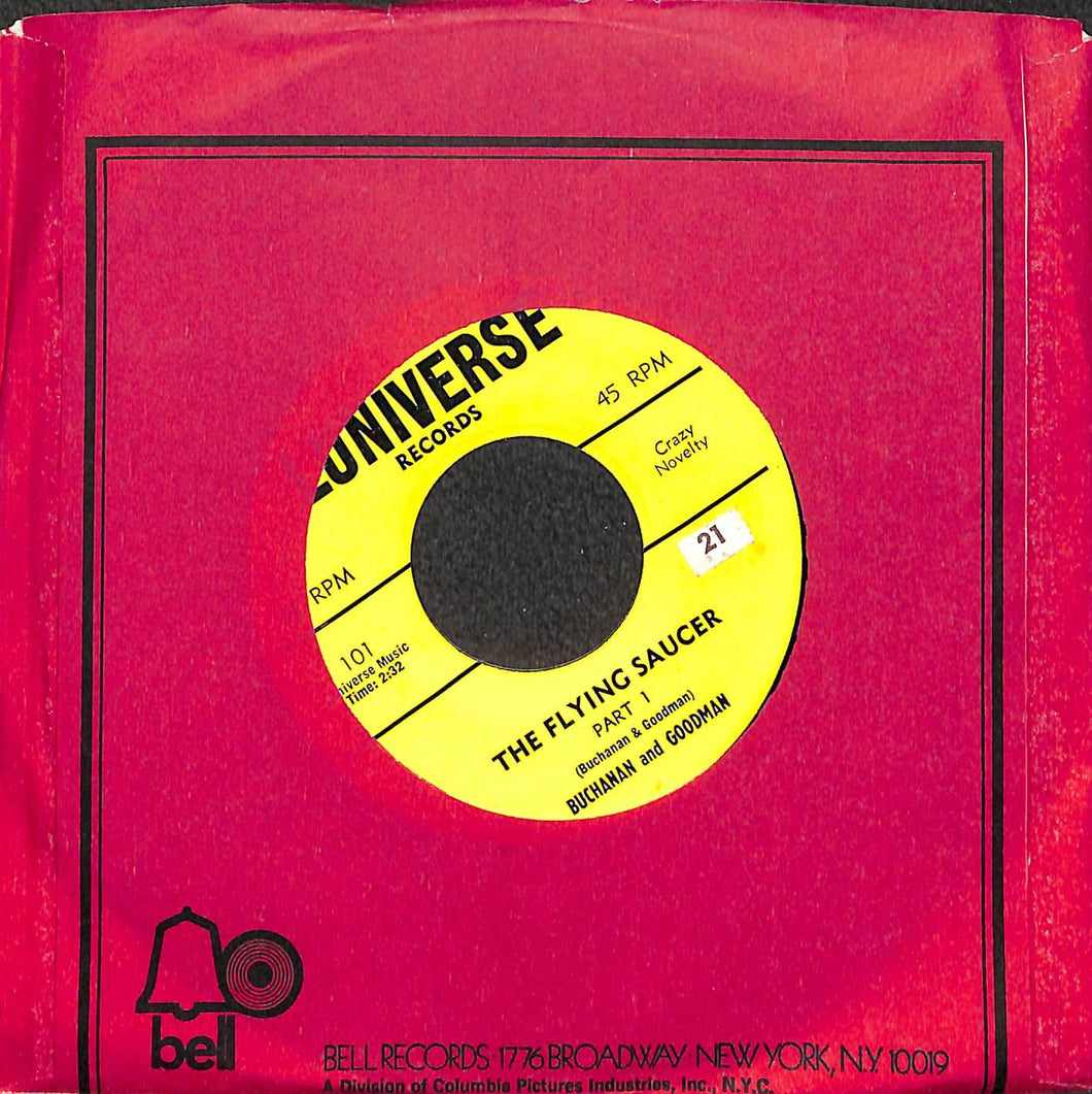 - Buchanan And Goodman* - The Flying Saucer Vinile 45 Giri Luniverse