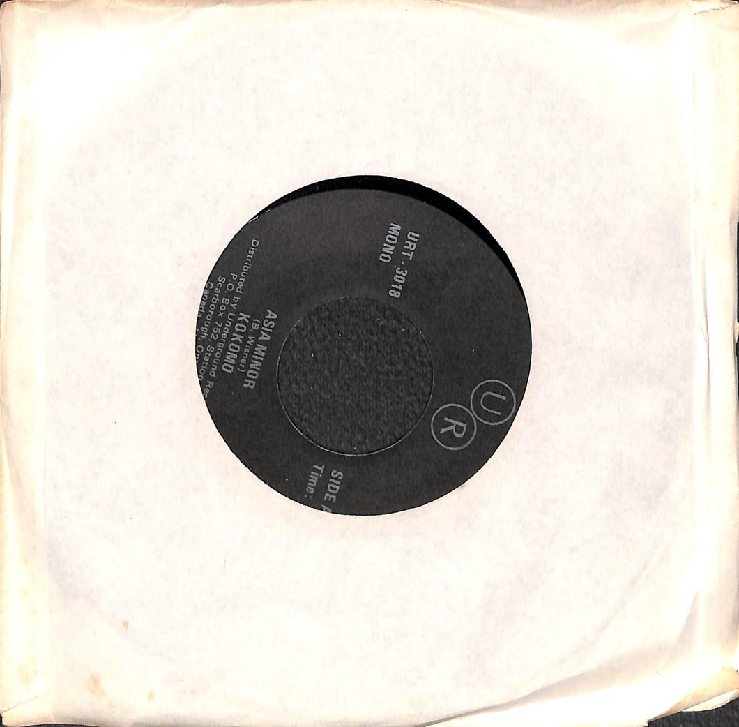 - Kokomo Jack Scott - Asia Minor / Standing On The Outside Vinile 45 Giri Underground Records