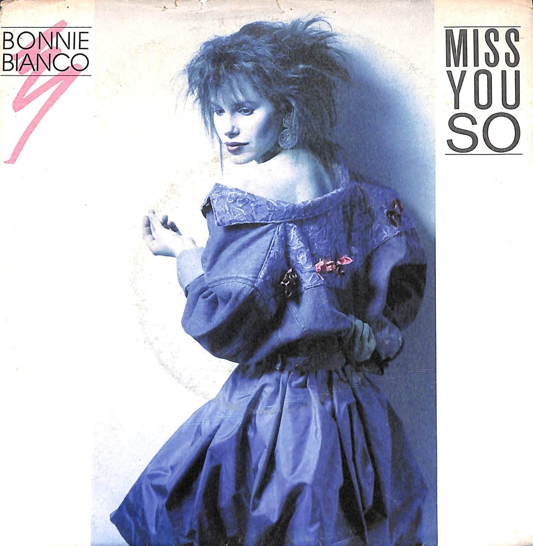 Bonnie Bianco - Miss You So Vinile 45 Giri Polydor 1987 Stampa Italiana