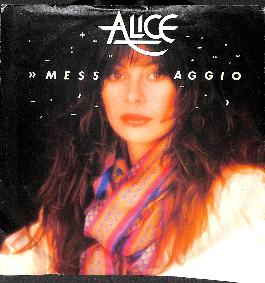 Alice - Messaggio Vinile 45 Giri EMI 1982