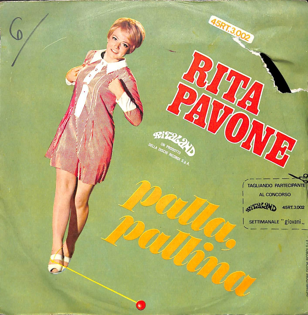 Rita Pavone - Palla, Pallina Vinile 45 Giri Ritaland 1968 Stampa Italiana