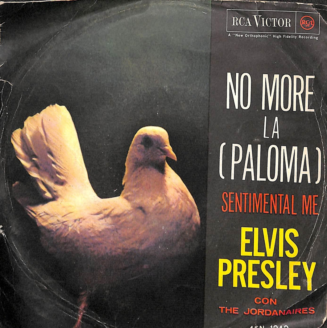 Elvis Presley Con The Jordanaires - No More La Vinile 45 Giri RCA Victor Stampa Italiana