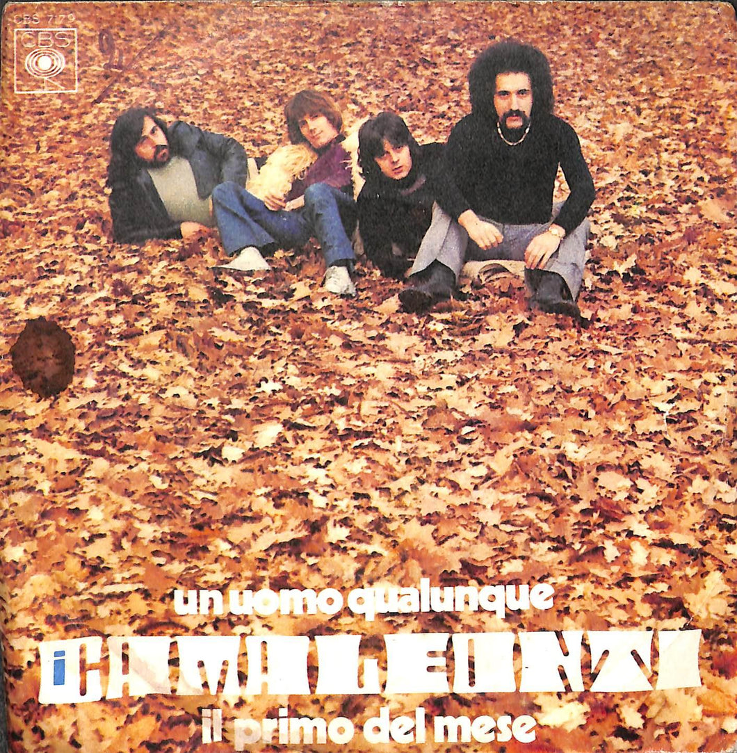 I Camaleonti - Un Uomo Qualunque / Il Primo Del Mese Vinile 45 Giri CBS 1971 Stampa Italiana