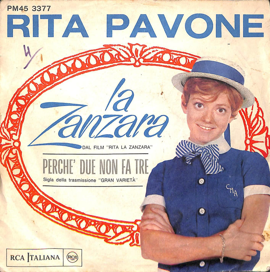 Rita Pavone - La Zanzara / Perchè Due Non Fa Tre Vinile 45 Giri RCA Italiana Stampa Italiana