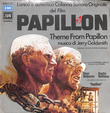 Jerry Goldsmith - Papillon Vinile 45 Giri Emi 1974