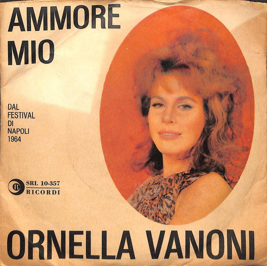 Ornella Vanoni - Ammore Mio Vinile 45 Giri Ricordi 1964 Stampa Italiana