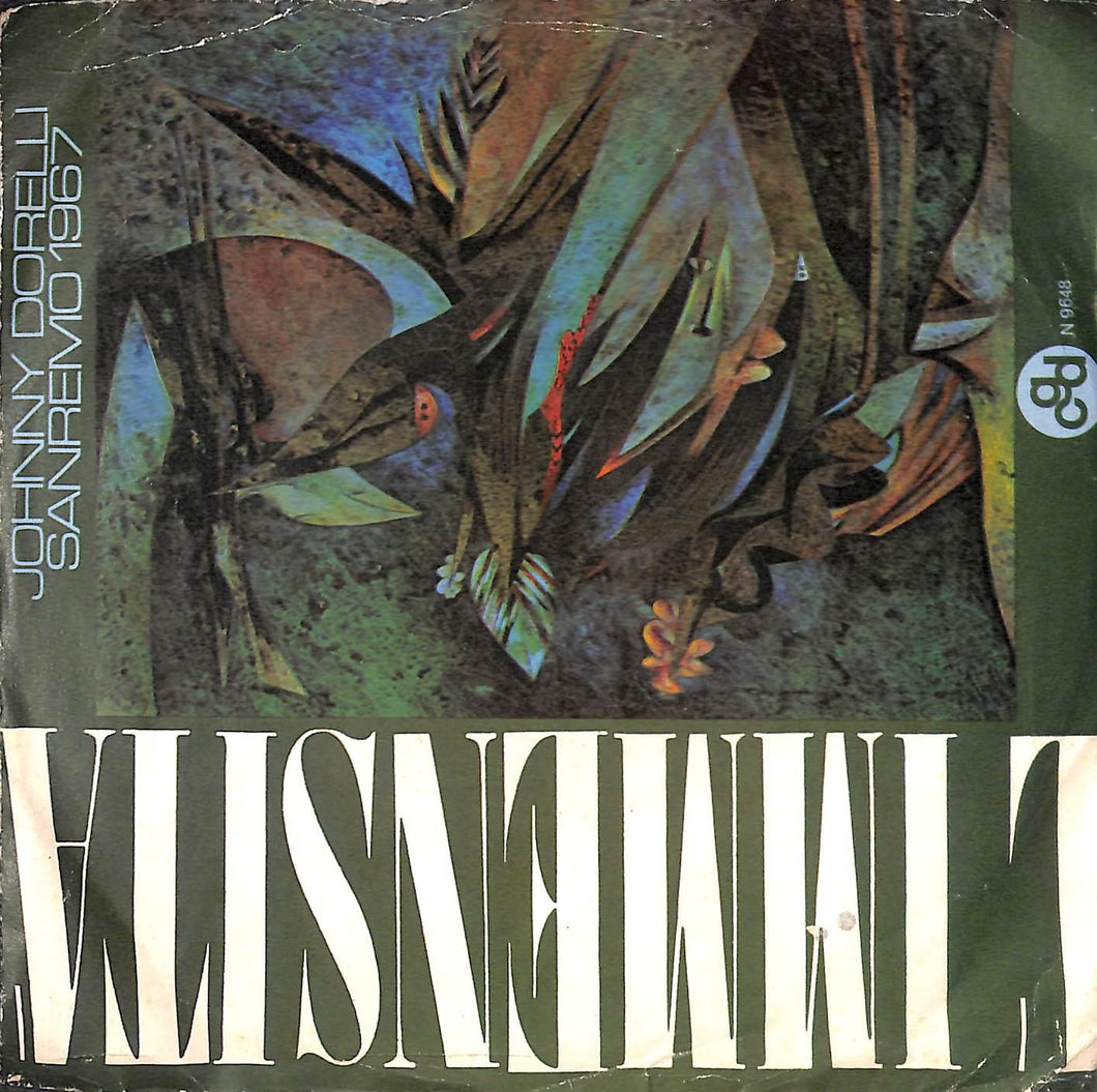 Johnny Dorelli - LImmensità Vinile 45 Giri CGD 1967 Stampa Italiana