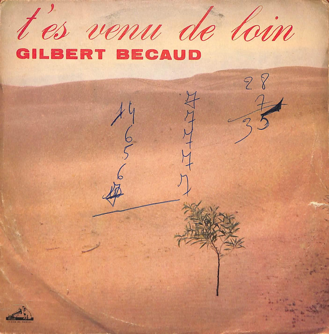 Gilbert Becaud - T'Es Venu De Loin Vinile 45 Giri La Voce Del Padrone 1964 Stampa Italiana