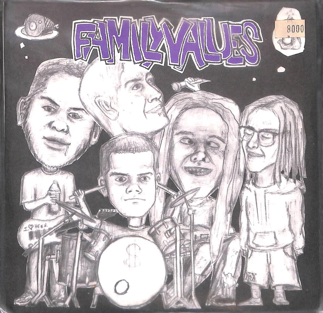 - Family Values - Family Values Punk Vinile 45 Giri Fearless Records