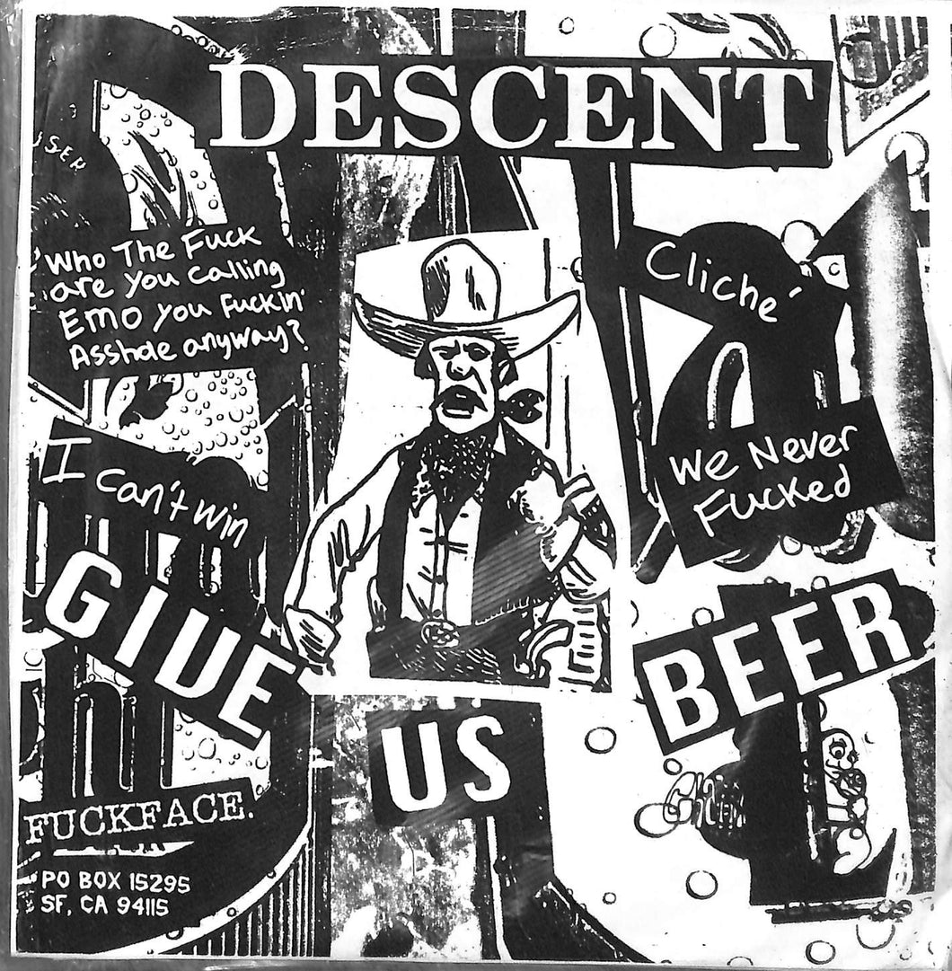 - Fuckface - Descent / Give Us Beer Vinile 45 Giri none 1996