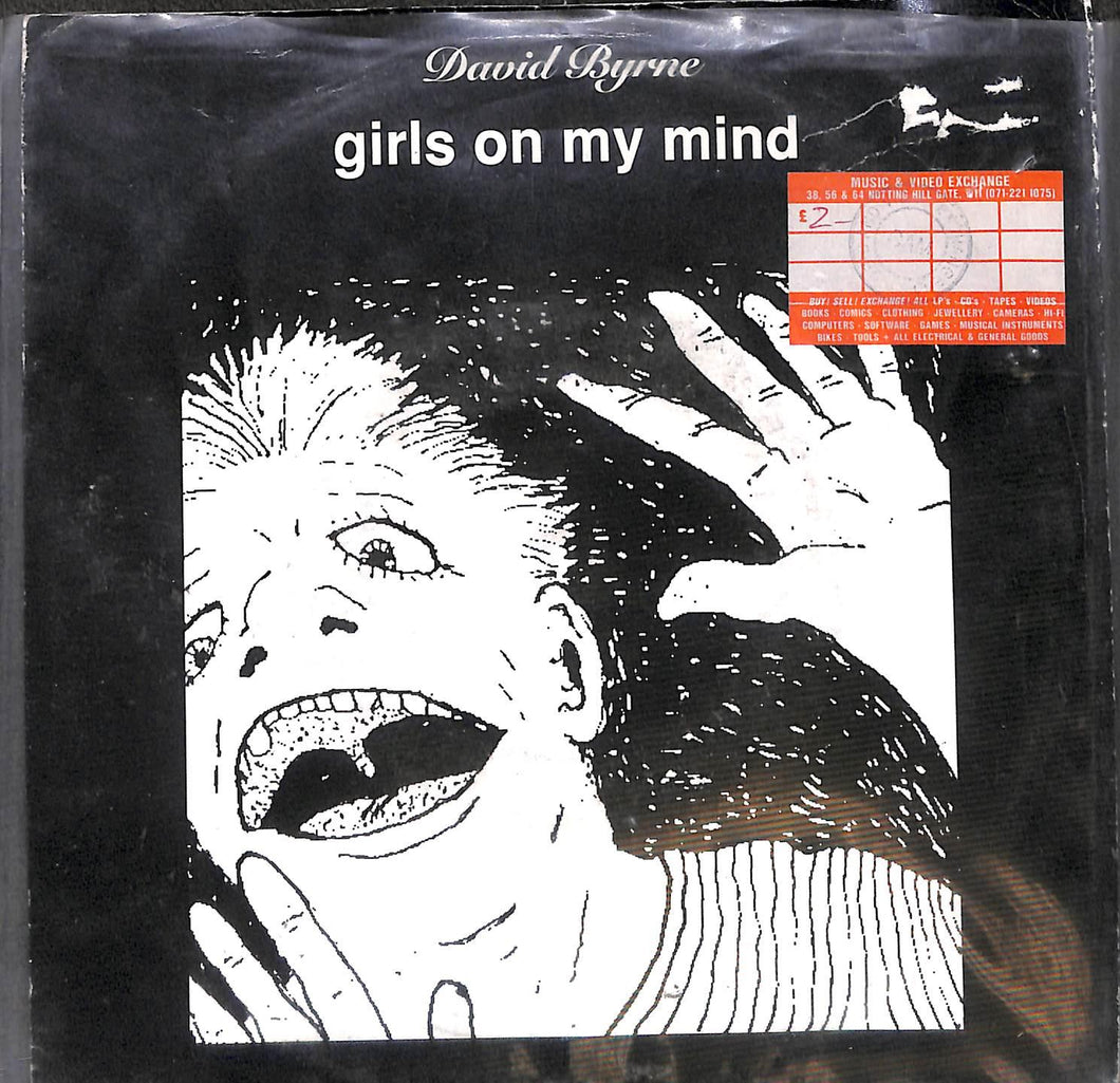 - David Byrne - Girls On My Mind Vinile 45 Giri Sire